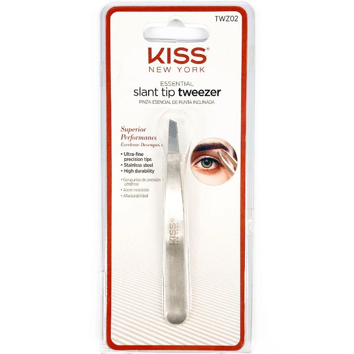 Kiss New York Essential Slant Tip Tweezer TWZ02 – Optima Beauty Supply
