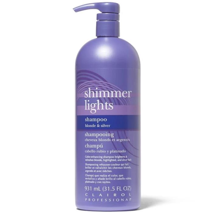 Clairol Professional Shimmer Lights Shampoo Blonde & Silver
